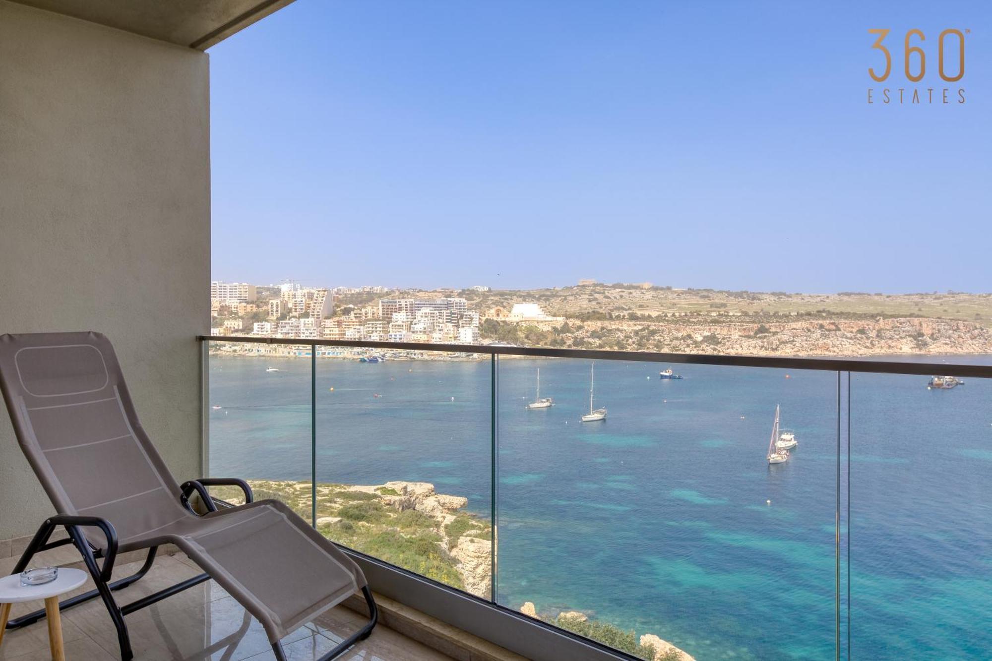 Designer 2Br Home With Stunning Views In St Pauls By 360 Estates San Pawl il-Baħar Extérieur photo